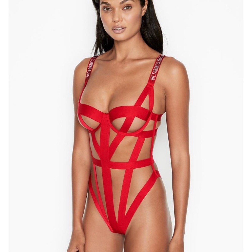 Victoria’s Secret Branded Bling Strap Teddy